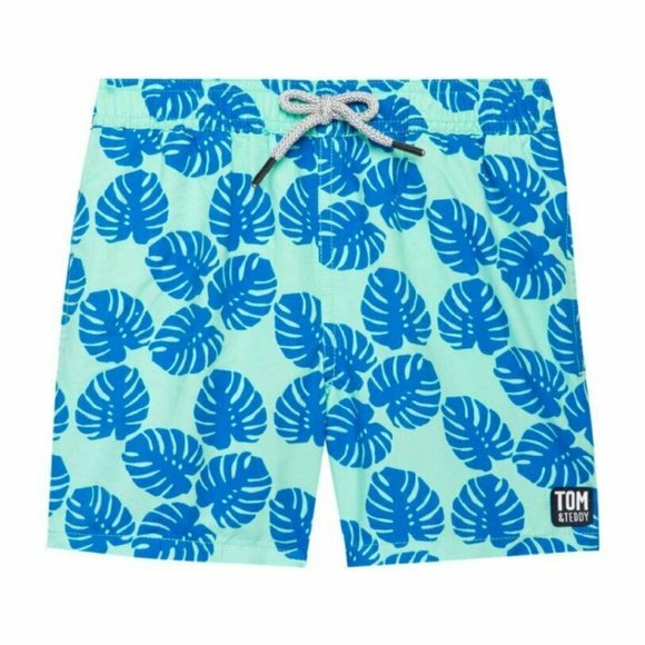COPY - Tom&Teddy swim shorts leaf pale green